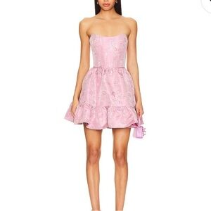 V Chapman Ginny Corset Mini Dress in Orchid Haze Windsor